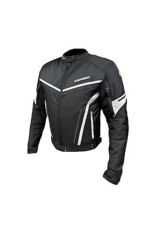 Kaly Xspeed Zeus 4 Mevsimlik Korumalı Motosiklet Montu Yeni Sezon Siyah Beyaz