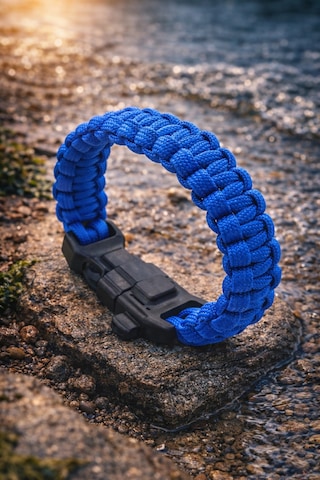 Dağcı Paracord Bileklik Mavi Diğer