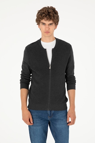 U.s. Polo Assn. Erkek Antrasit Melanj Hırka Triko 50293528-vr081 Antrasit Melanj