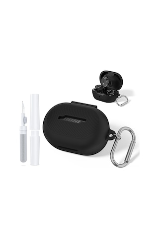 Vkemall Bose Quietcomfort Yeni Nesil Kulaklık İçin Silikon Korumalı Kılıf: Toz Engelleme Ve Kanca İle Siyah