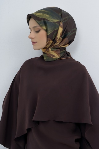 Armine Saf İpek Sura Eşarp-2026 İlkbahar-yaz- 95060d Kahverengi