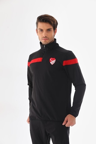 K18 Siyah-kırmızı Antrenman Eşofman Takımı K0156 Siyah