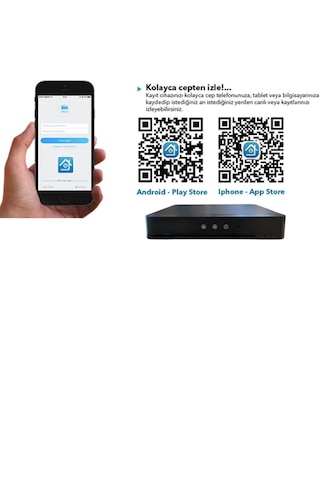 5mp 1440p Warm Led Gece Renkli 8 Kameralı 4 Tb Hdd Dahil Ahd Set
