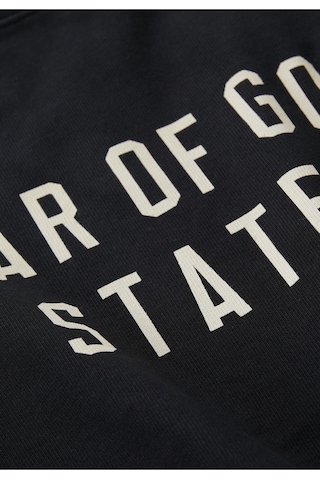 No Fear Fear Of God Çocuklar Için Rahat Ağırlıklı Tişört T-shirt Siyah 10 Yaş