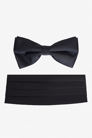 Ac&Co / Altınyıldız Classics Papyon - Kuşak Seti Siyah - Standart Siyah