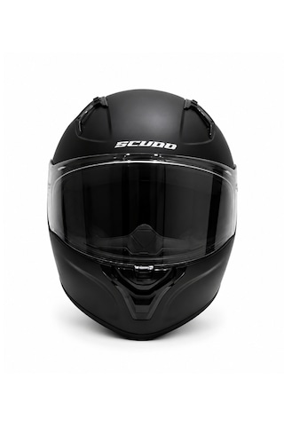 Scudo S Full Face Kapalı Motosiklet Kaskı Ece 22.06 Sertifikalı Mat Siyah