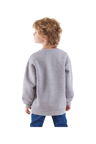 Just Smile Erkek Çocuk Gri Sweatshirt