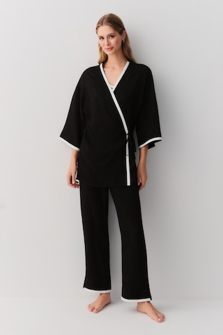 Suwen Cecilia Uzun Sabahlık Sh26102615012 Siyah