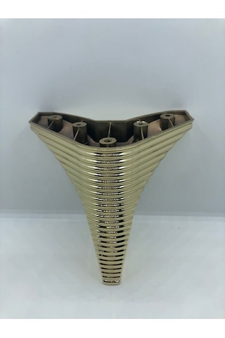 DEKORATİF, 15 CM GOLD KAPLAMA BAZA,KOLTUK,MOBİLYA AYAĞI (4 ADET)