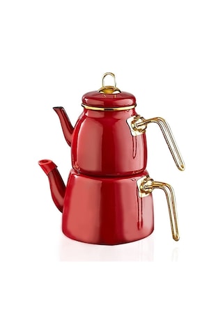 Bayev Elite Emaye Çaydanlık Kırmızı 200463 Red Kırmızı