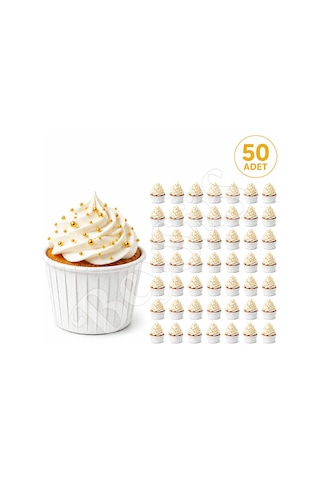 Muffin Kalıbı 50li Beyaz