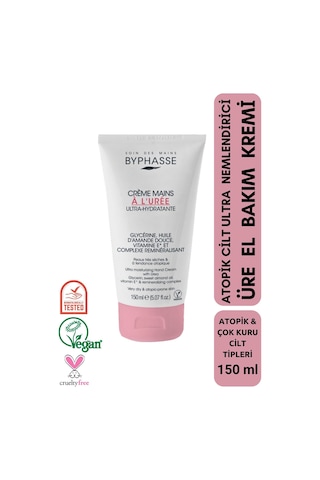 Byphasse Atopik Ciltler için Ultra Nemlendirici El Kremi 150 ML