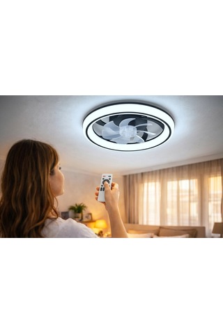 Eco Lounge Cata Ct 3010 Meltem 25w Ledli Tavan Vantilatörü Kumandalı 3 Renk