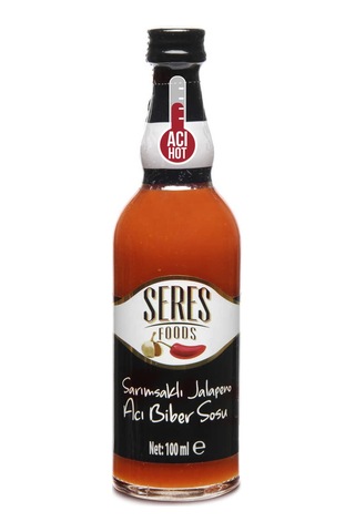 Seres Foods Sarımsaklı Jalapeno Acı Biber Sosu Cam 100 ML