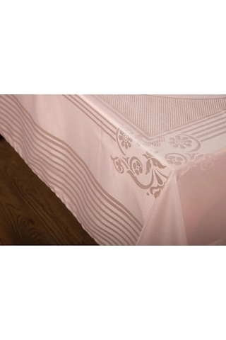 Mona Lüx Jakar Bambu Kumaş Pudra Masa Örtüsü 160x320 Cm - 1079 Çok Renkli