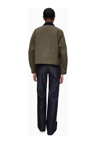 A.p.c Becca Jacket Su Itici Kısa Kesim Kadın Ceket Haki