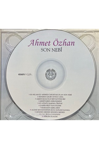 Plak Değildir Kaset Tir Cd Ahmet Özhan Son Nebi Cd