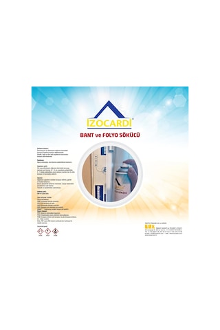 İzocardi Etiket Folyo Ve Bant Sökücü Sprey 500 Ml