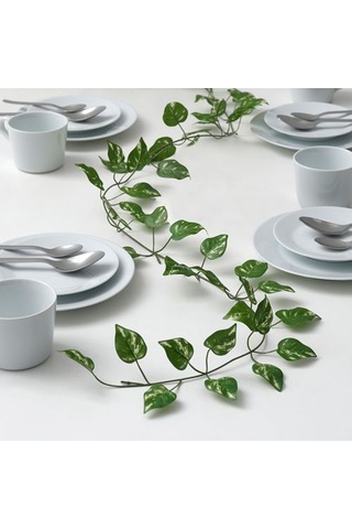 Ikea Smycka Yapay Çelenk, Yeşil, 1.5 M, İç/dış Mekan