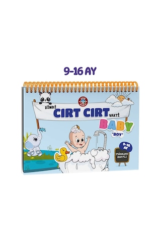 9- 16 Ay Baby Boy Cırt Cırtlı Geliştiren Kitap Vakti