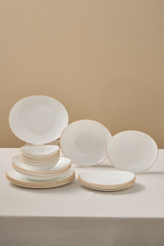 Karaca  Pure 24 Parça 6 Kişilik Yemek Takımı Gold