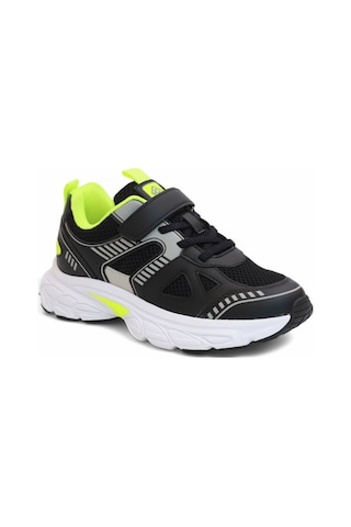 Kidessa 2129-pepino Anatomik Tabanlı Ultra Hafif Unisex Çocuk Günlük Yürüyüş&koşu Ayakkabısı Siyah-Sarı