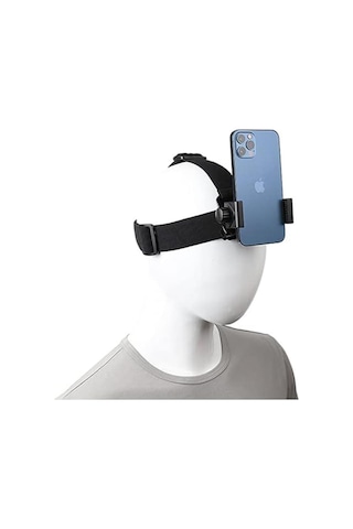 Gplus Gp4624pv Cep Telefonu Tutuculu Aksiyon Kamera Uyumlu Vlog Video Çekim 4 Parça Kafa Bandı Seti Çok Renkli