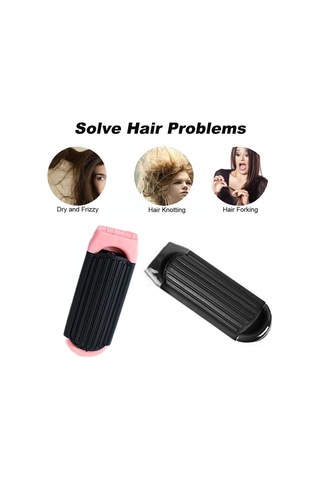 Paket Katlanabilir Aynalı Tarak, Anti-statik Saç Fırçası, Kompakt