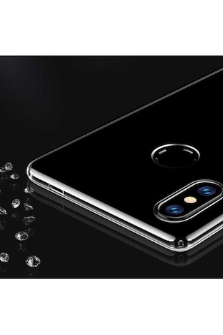 Xiaomi Mi 6x Kılıf Zore Süper Silikon Kapak Renksiz