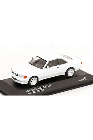 1:43 Solido 1990 Mercedes Benz Sec 560 Amg Widebody White