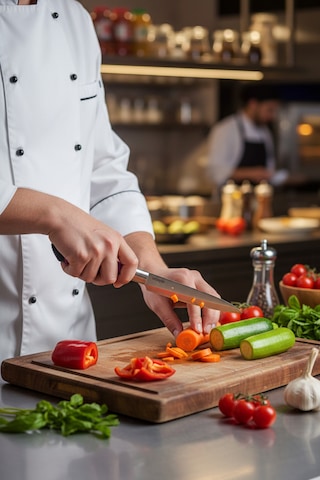 Chefline 5 Parça Mor Mutfak Bıçak Seti + Meyve Bıçağı Hediyeli Paslanmaz Çelik Mor