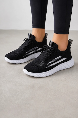Ht Hotin Kai Unisex Günlük Spor Ayakkabı Hafif Ve Esnek Tabanlı Sneaker - Siyah
