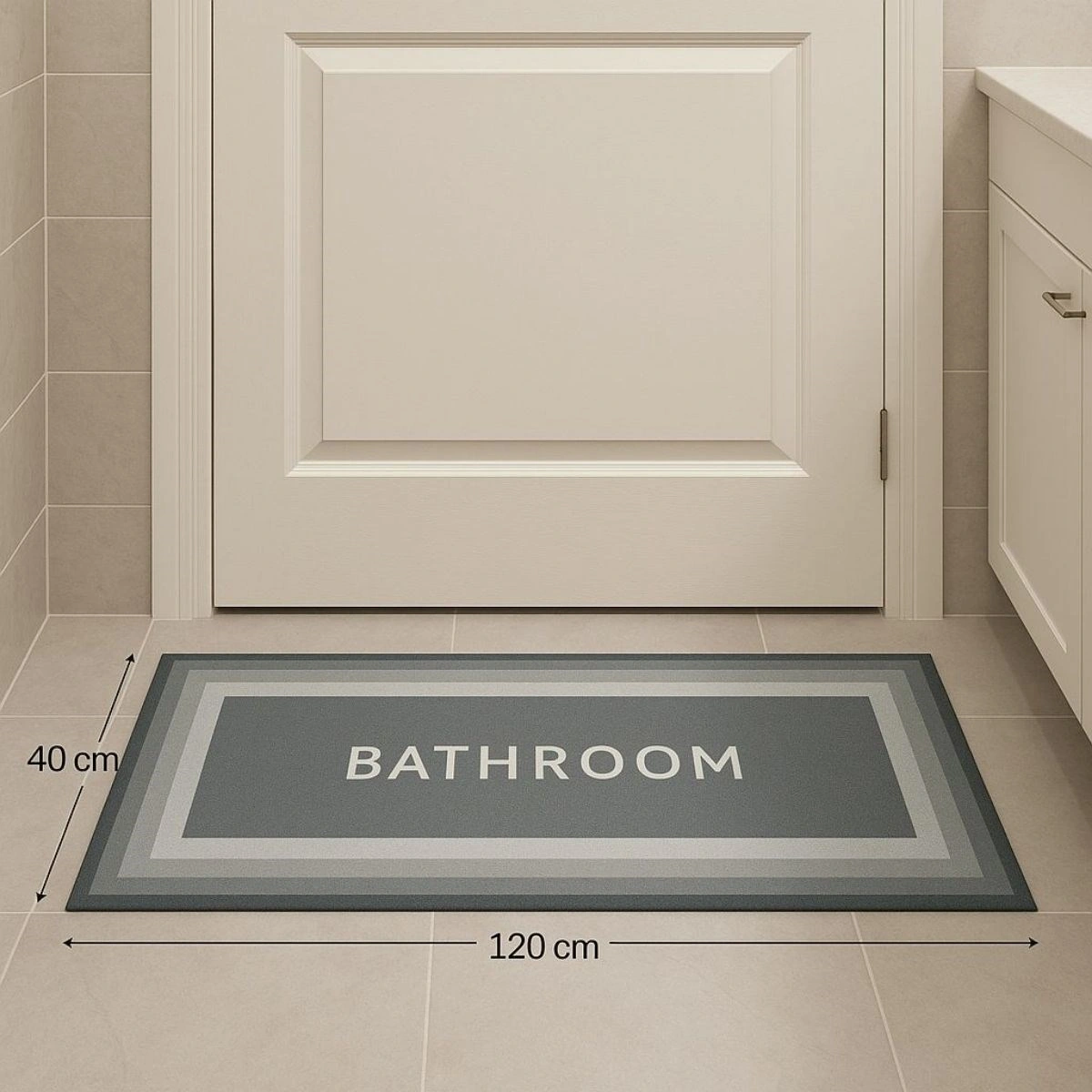 Mcg Sihirli Süper Su Emici Kaymaz Tabanlı Uzun Paspas 40 120 Cm Renkli