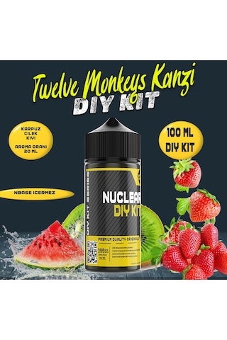 Nuclear 100 Ml Dıy Kit Kanzi Gıda Aroma 20 Ml Aroma İçerir