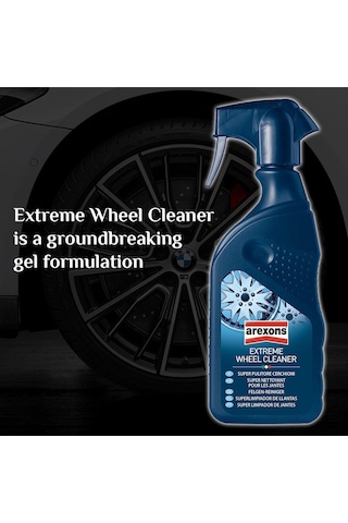 Arexons Extreme Tekerlek Temizleyici, 500 Ml, Güçlü Jel Formülü, Fren Kalıntılarını Ve Kaplanmış Kirleri Hafi