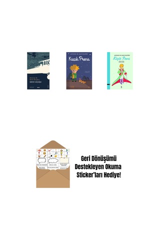 Gece Uçuşu + Küçük Prens Ciltli - Büyük Boy + Küçük Prens + Okuma Sticker'ları