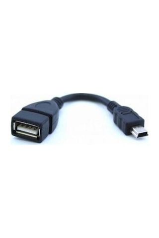 Mini Usb Otg 5 Pin Otg 15 Cm Oto Teyp İçin Usb Çevirici