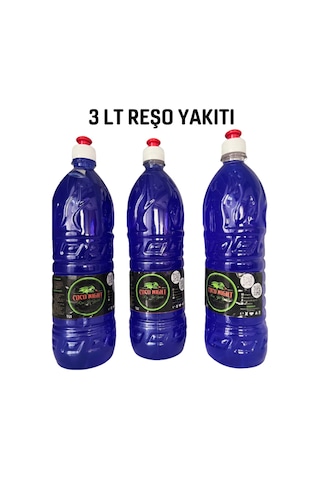 Coco Night Reşo Mangal Şömine Soba Kömürü Tutuşturucu Jel Yakıtı 3 x 1 L
