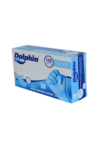 Pudrasız Mi Nitril Eldiven Orta Boy M 100 Lü Paket