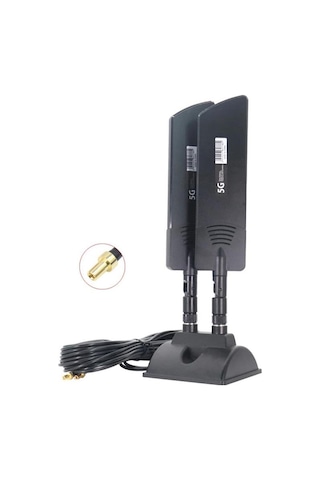 Sones 42dbi 5g Yönlendirici Harici Anten Dış Mekan Uzun Menzilli Wifi Sinyal Kapsama Alanı Güçlendirici, Özellikler: Ts9 Siyah