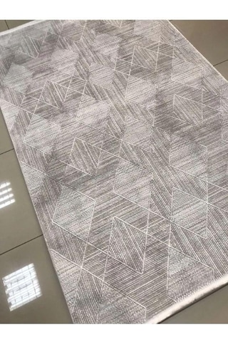 Merinos Halı Diyez Serisi 64249 095 Akrilik Yün Halı Salon Oturma Odası Halısı Gri
