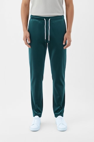 Sabri Özel Giotelli Erkek Yeşil Normal Kesim Regular Fit Pamuklu Örme Bel Lastikli Jogger Eşofman Altı