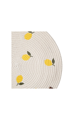 Mudo Home Fruıty Garden Yuvarlak Amerikan Servisi 35 Cm Limon 696123