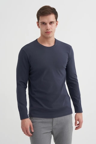 Cazador Erkek Uzun Kol Lacivert T-shirt 56060