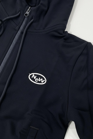 New Kids Fermuarlı Kapüşonlu Cepli Unisex Çocuk Eşofman Takımı-90926 Siyah