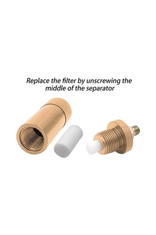 Yaratılış Çekirdek Yüksek Basınçlı Pcp El Pompası Hava Filtresi Hızlı Bağlantı İle Su-yağ Speratörü 30mpa Altın