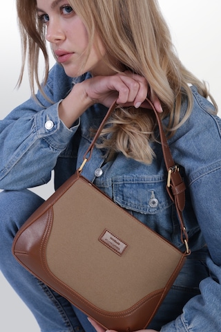 Housebags Kahverengi Ayarlanabilir Omuz Askılı Vintage Bag Taba