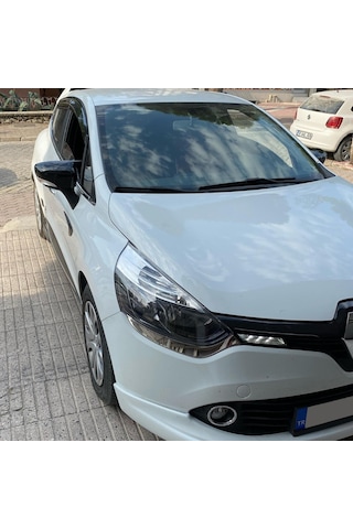 Sts Oto Aksesuar Renault Clio 4 Batman Yarasa Ayna Kapağı Piano Black Abs Plastik (02)