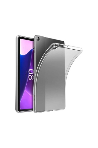 Samsung Galaxy Tab S6 Lite Sm P610 Uyumlu Şeffaf Kılıf Cam Kalem Set Arka Kapak