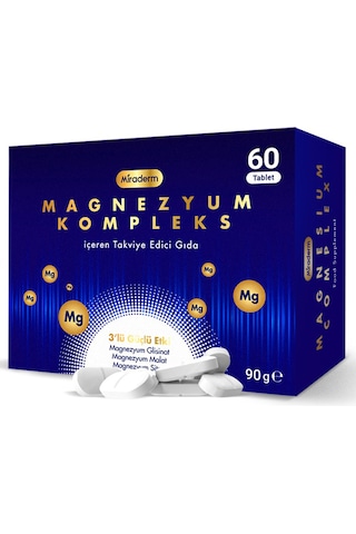 Miraderm Magnesıum Complex 60 Tablet